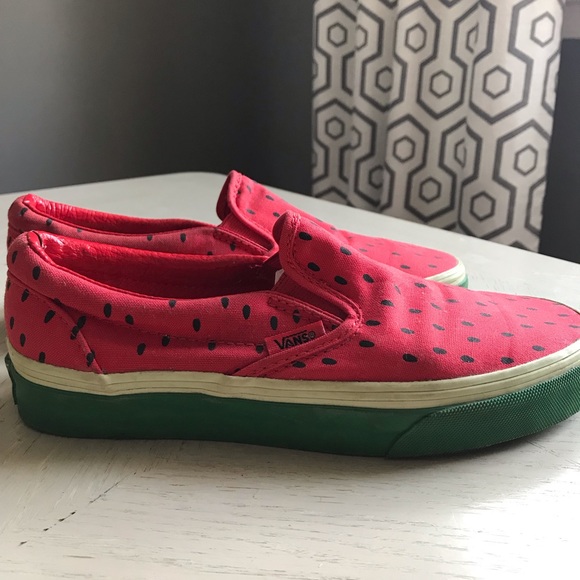 Vans Shoes - Vans watermelon slip-ons, rare print